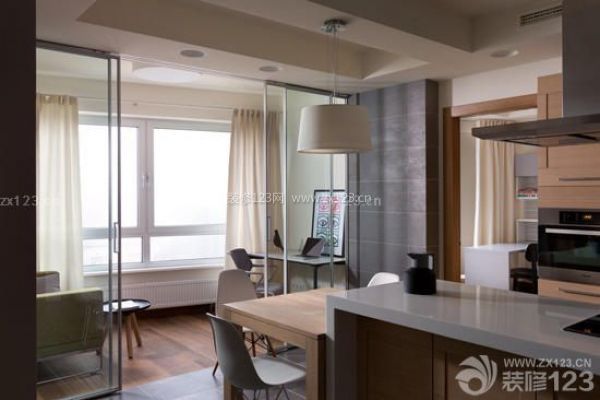 宁波90平米两居室装修设计 现代简约风格