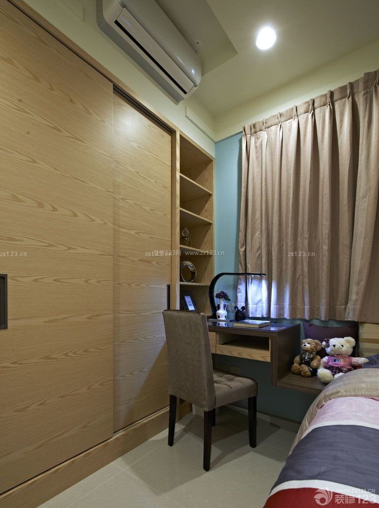 现代小户型家装儿童卧室设计效果图