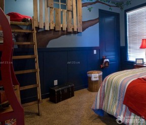房子儿童卧室装修设计图片大全内设梯子