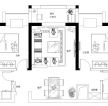 100平方別墅兩室兩廳裝修設(shè)計圖紙