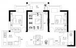 100平方別墅兩室兩廳裝修設(shè)計(jì)圖紙