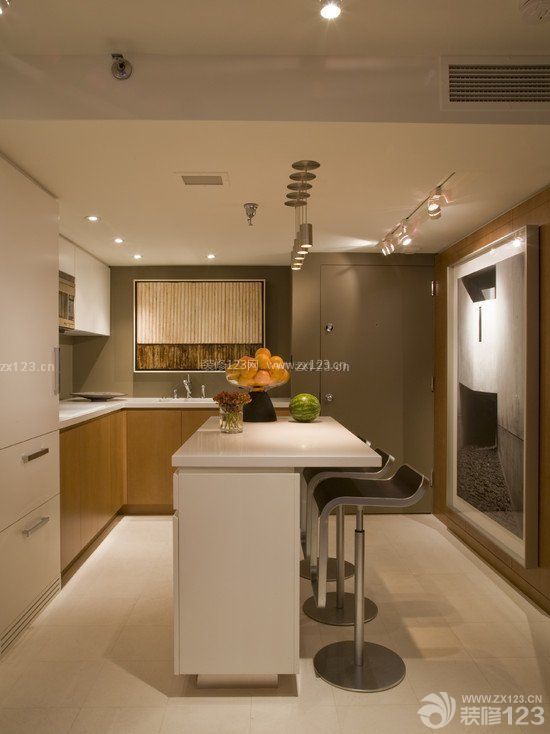55平米小户型厨房吧台装修效果图片大全