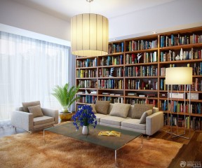 经典小户型公寓书架设计装修实例