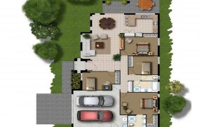 独栋别墅结构设计平面图