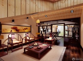 房子裝修設(shè)計(jì)圖片大全130平 木質(zhì)吊頂裝修效果圖片