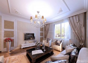 小客廳裝修設(shè)計效果圖 吊燈圖片