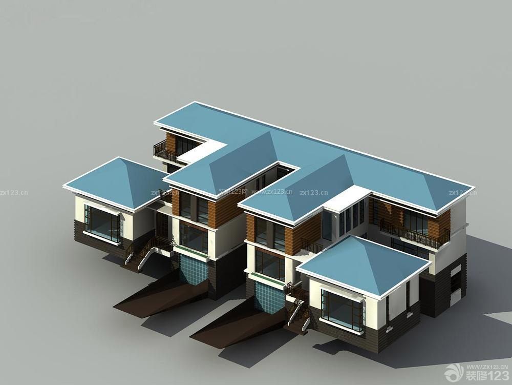 雙拼別墅房子造型裝修設(shè)計(jì)圖片大全簡(jiǎn)單的