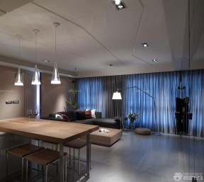 小戶型房子裝修圖片 客廳餐廳一體裝修效果圖片