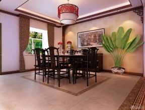 家庭裝修樣板間 餐廳裝飾裝修效果圖片