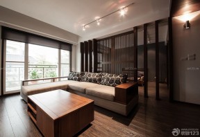 小戶(hù)型裝修日式 沙發(fā)背景墻裝修效果圖片