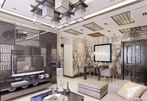 中式客廳電視背景墻效果圖 電視背景墻造型設(shè)計(jì)