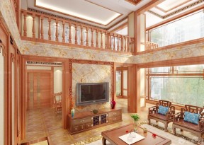 中式客廳電視背景墻效果圖 家裝設(shè)計(jì)效果圖大全