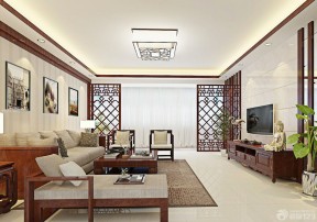 中式客廳電視背景墻效果圖 家裝設(shè)計(jì)效果圖大全