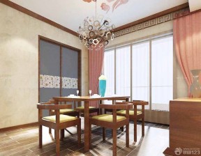 2020裝修效果圖三室兩廳 餐桌椅子裝修效果圖片