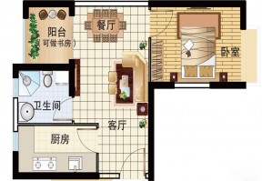 最新40平米小戶型公寓平面圖