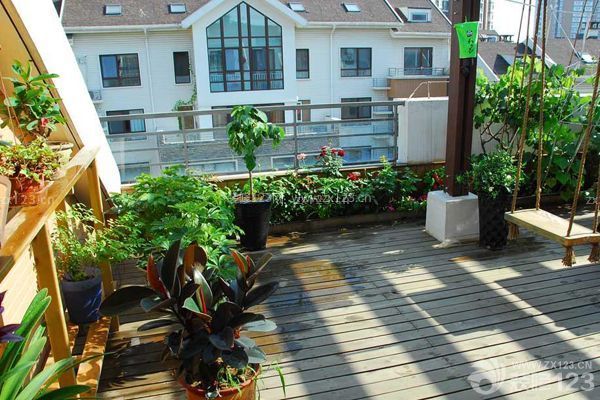 无锡阳台装修的花园设计