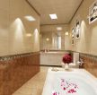 美式浴室装修效果图三室两厅简约