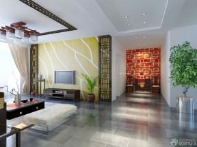 硅藻泥背景墙效果图客厅 家装设计效果图大全