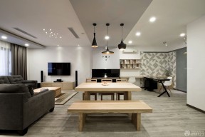 裝修樣板間小戶型100 餐廳吊燈圖片