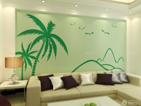 3d硅藻泥背景墙效果图 现代风格装修