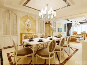 房子装修设计图片大全欧式 餐桌椅子装修效果图片