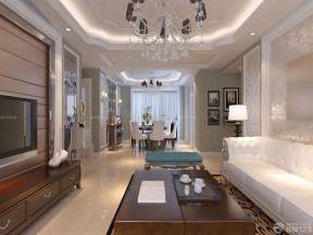 歐式風(fēng)格裝修 家裝客廳設(shè)計(jì)裝修效果圖片
