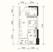 50平米全套小戶型房屋平面圖