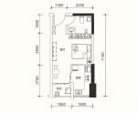 50平米全套小戶型房屋平面圖