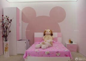 最新家装硅藻泥背景墙设计装修效果图片儿童卧室