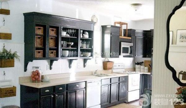 无锡90㎡房屋装修设计-厨房效果图
