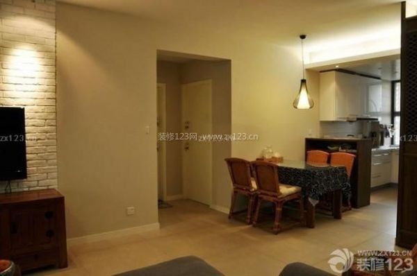 广州89平米房屋装修设计 时尚现代两居室中式风格