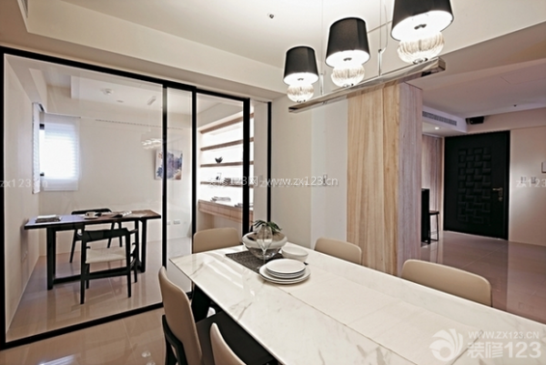 长春120平米装修设计 有格调的现代简约风格三居室