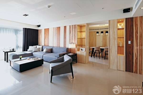 长春120平米装修设计 有格调的现代简约风格三居室