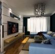 现代客厅沙发颜色搭配装修样板间40平方房子