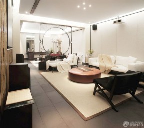 新中式客廳裝修效果圖 隔斷設(shè)計(jì)