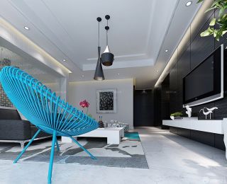 家庭休闲创意椅子装修效果图三室两厅欧式