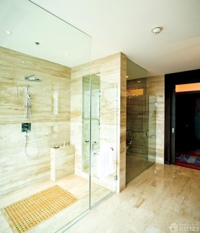 酒店室内设计 玻璃淋浴间装修效果图
