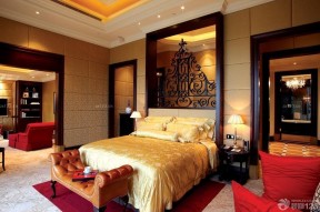 度假酒店设计 床头背景墙装修效果图片