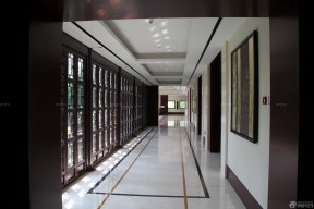 酒店室内设计效果图 走廊玄关设计