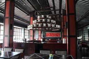 酒店室內(nèi)設(shè)計效果圖 餐廳吊燈