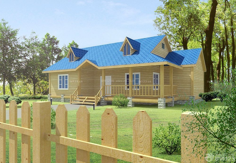 2015小型木屋别墅屋顶设计图片