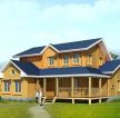 农村小型两层木屋别墅外观设计图
