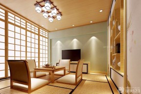 客厅榻榻米装修效果图 日式风格