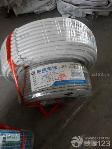 電線送到，熊貓品牌，安全的保障，期待水電王師付的管線鋪設(shè)技藝專業(yè)、到位。