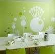 最新现代餐厅过道硅藻泥背景墙效果图