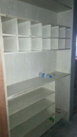 木工進行時。附張我用sketchup繪制的鞋柜。