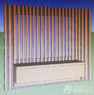 今天次臥書桌，榻榻米成型了。書桌比預想的胖短了點，請師傅加長了一小段后稍微好點了。電視墻我還挺滿意的。附張抽空畫的餐廳墻效果圖。PS:一個人裝修沒多少時間和精力去盯呀！