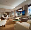 140平方房子客厅欧式布艺沙发装修设计图片大全
