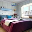 地中海和美式风格混搭小卧室装修效果图片