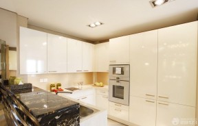 敞开式小厨房白色橱柜效果图2023款